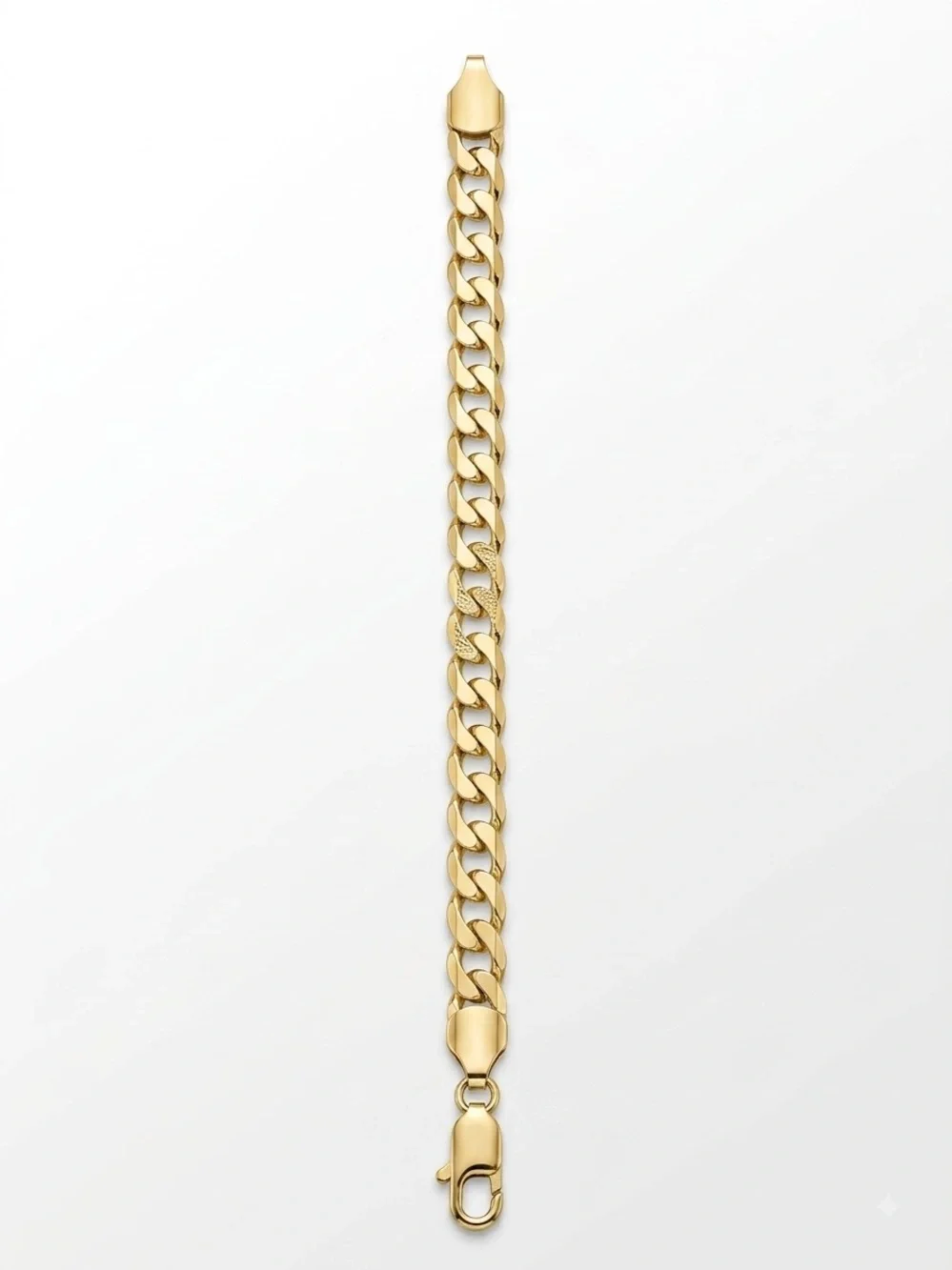 18K Gold Filled NEW Cuban Chain Bracelet Unisex Box Included